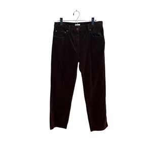Jones New York Dark Brown Straight Leg Pants